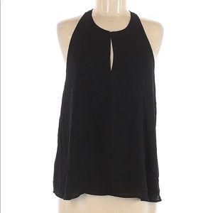 Black Open-Back Loft Tank Top